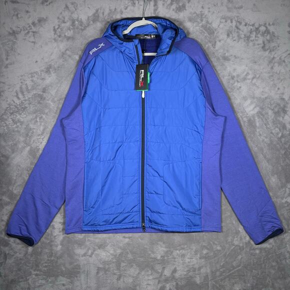 RLX Ralph Lauren Hybrid Quilted Golf Hoodie Jacket Men’s XL NWT - Picture 1 of 8